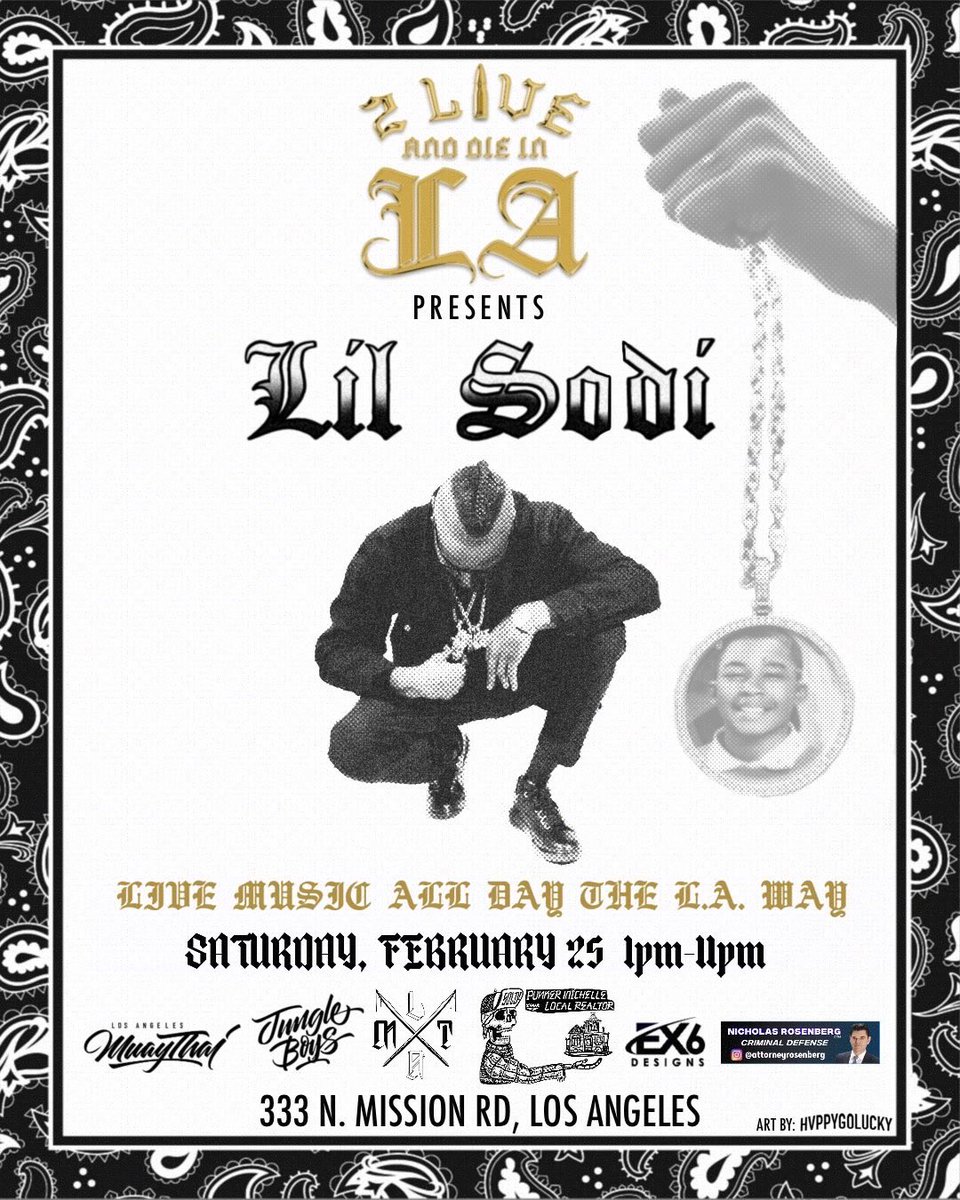 lilsodi831's tweet photo. February 25th pop out I go on at 6pm https://t.co/CQgErkhRsA