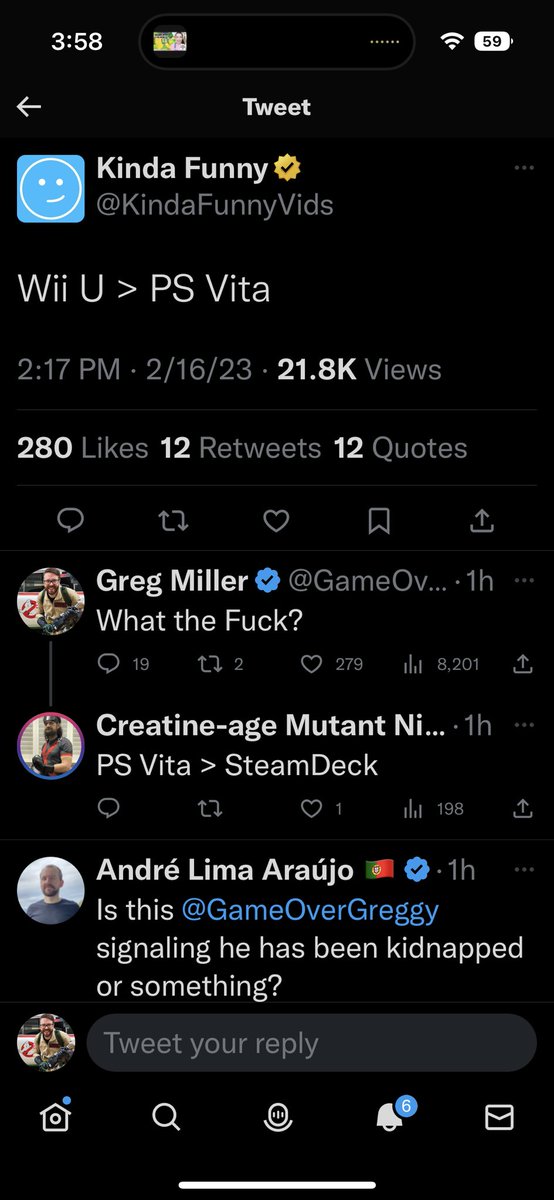 GameOverGreggy's tweet photo. An Apology from @KindaFunnyVids. https://t.co/ykNJykI7aN