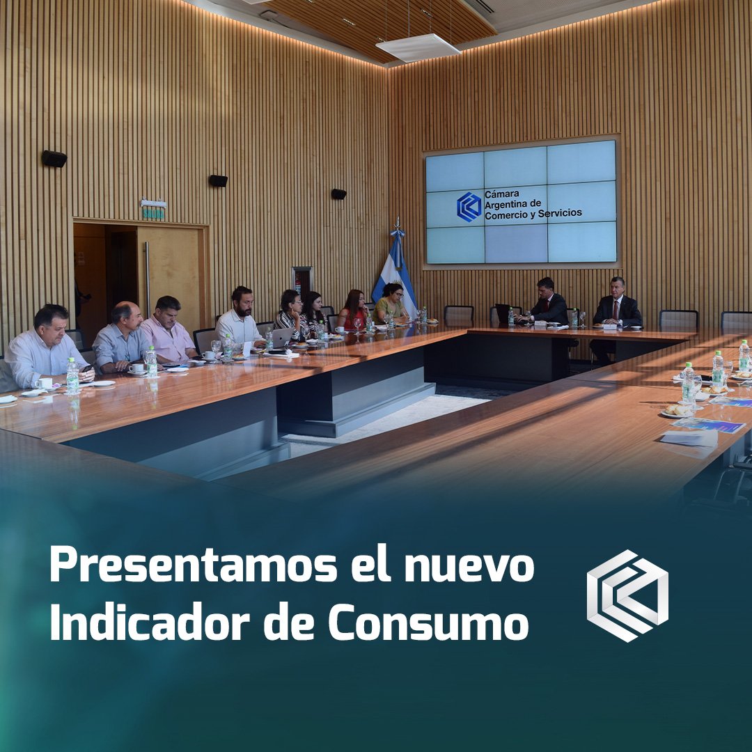 CACteinforma's tweet photo. Presentamos nuestro nuevo Indicador de Consumo 📊

En el lanzamiento, nuestro Presidente Natalio Mario Grinman y Matías Bolis Wilson, economista jefe de la Entidad, compartieron un desayuno con periodistas especializados https://t.co/atzu4zpMHI