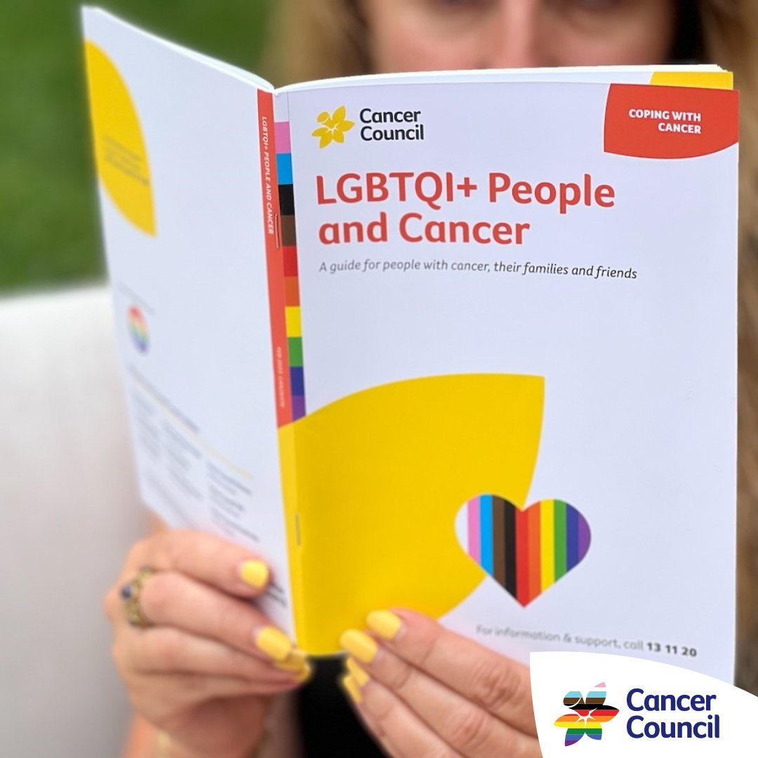 🌈What’s different about cancer when you are LGBTQI+? Explore our new cancer information for LGBTQI+ people and their families and friends 👉cancercouncil.com.au/LGBTQI