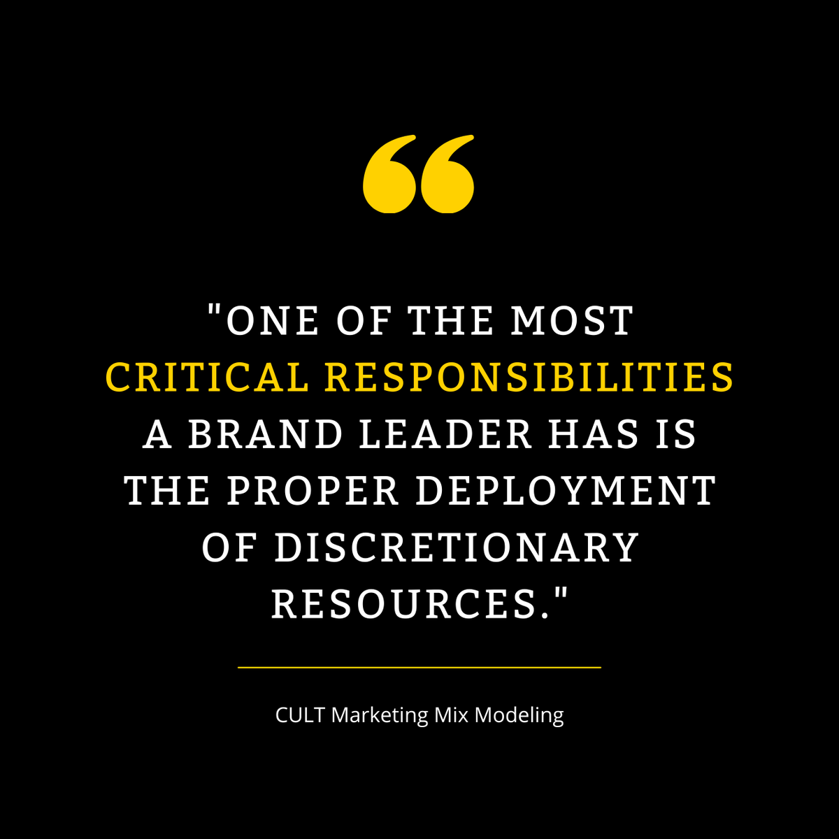 Too few leaders rely on predictive tools and reliable forecast data to better inform critical #marketing decisions.

If you want better results, you need better insights #marketingmixmodeling

bit.ly/3kQQdPP

#cultideas #CX #CustomerExperience