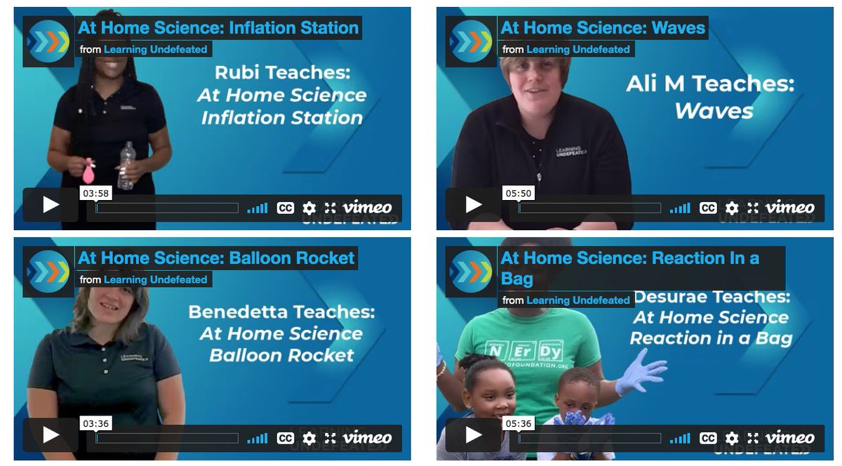 From DIY lava lamps to baking soda volcanos, <a href="/LearningUNDFTD/">Learning Undefeated</a>
 has you covered for with at-home science activities. Explore free hands-on experiments: bit.ly/3vncwxI #STEM #STEMeducation