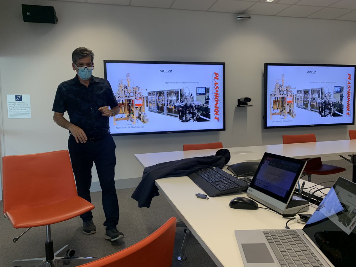 ServicesVacuum's tweet photo. Technical talk at @SydneyNano @Sydney_Uni @ServicesVacuum on Plasmionique pvd tools #sputter #glovebox #ebeam #vacuum #plasmionique #whitepapers @Kunnykun #andraniksarkissian #cvd #pecvd https://t.co/NDFtJ8gzoR