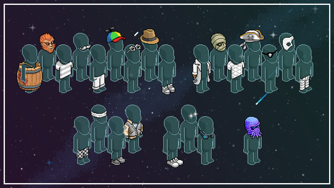 HELLO, community 👋

We just posted an updated design for the Habbo Avatars trait editing feature: hab.bo/3EcqLLD #HabboNFT

Check the announcements section of Discord for more info and to provide feedback! discord.gg/habbo-nft