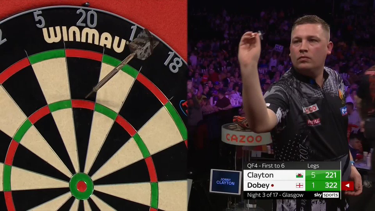 PDC Darts on Twitter "CLAYTON OFF THE MARK! Jonny Clayton has his