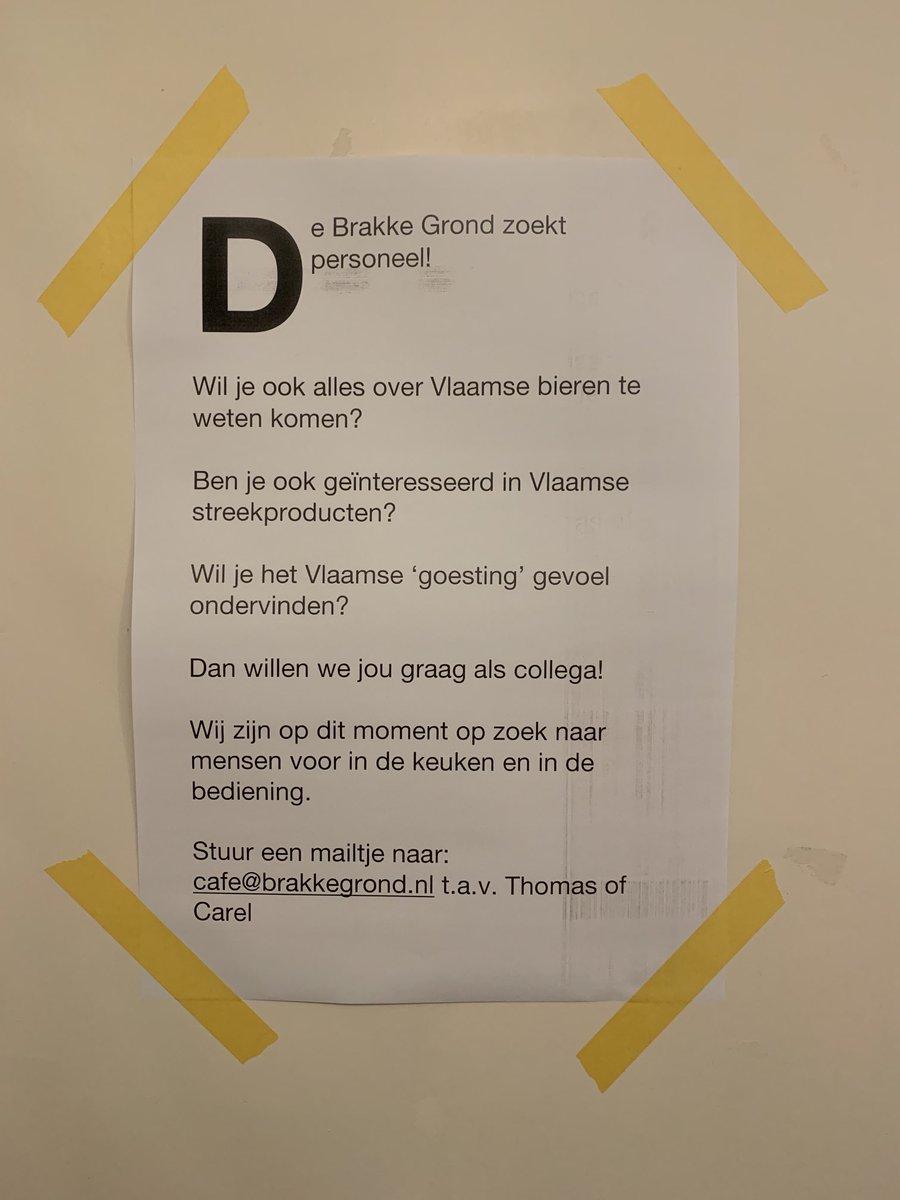 dietoer's tweet photo. Op zoek naar een leuke job bij een tof team in Amsterdam? Zie hieronder voor meer informatie. https://t.co/FDnHzxeMqF