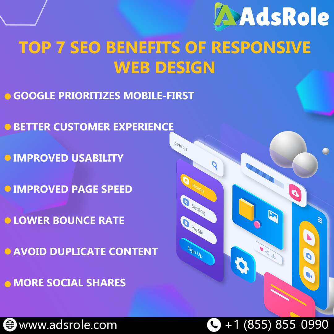 Did you know that responsive web design can boost your website's search engine rankings? 🚀 Check out the top 7 SEO benefits now!

Visit adsrole.com or give a call for FREE Quote on 855-855-0990.

#AdsRole #Responsive #Website #SEO #WebDesign #NewWebsites
caption