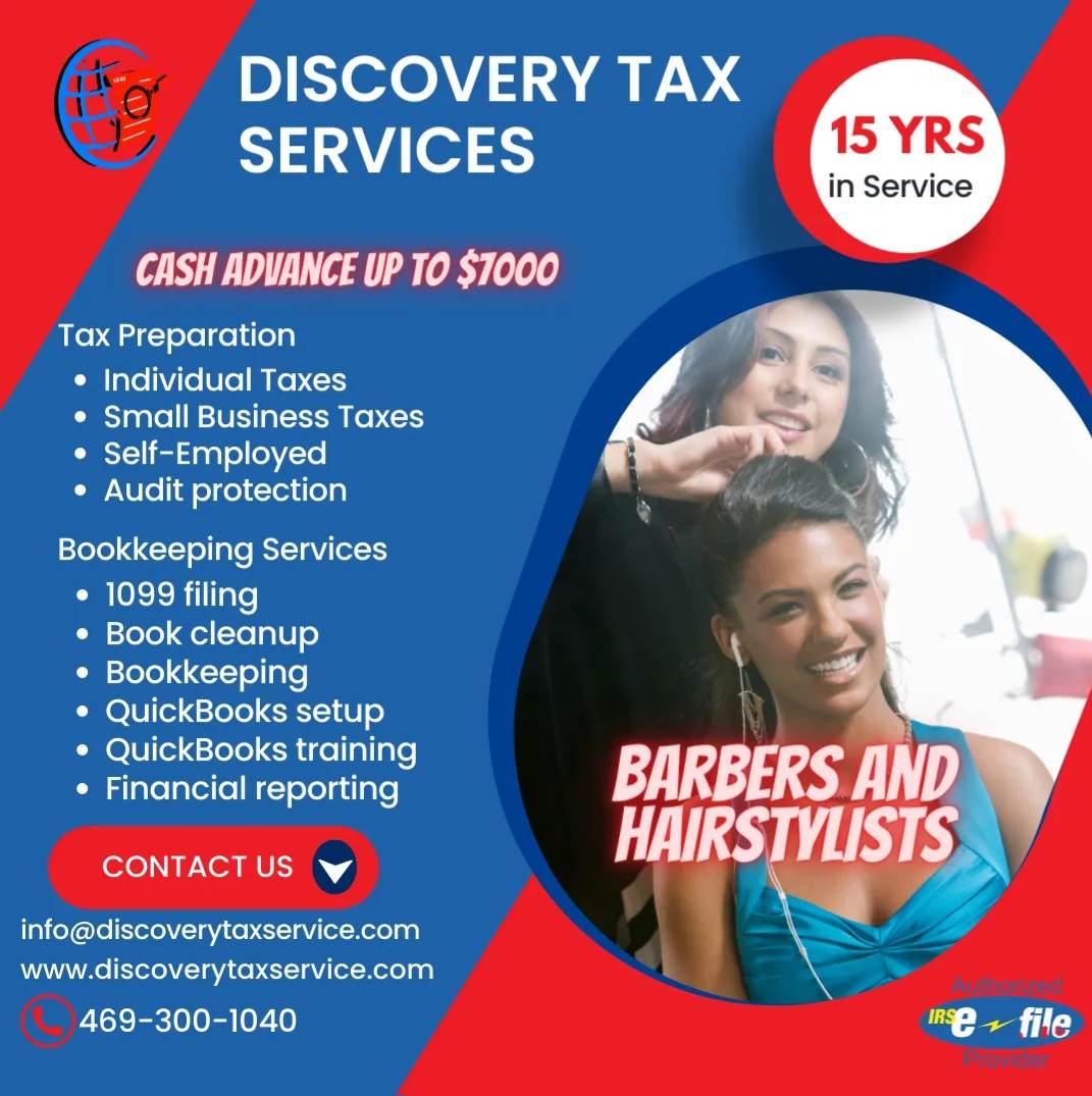 Discovery Tax Service on Twitter "To all Beauty and Hair Professionals