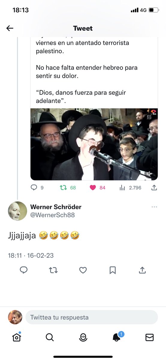 Amigas porfa denunciar a este perfil atroz de antisemita miren @WernerSch88 , DENUNCIEMOS, <a href="/pia_allendes/">Pía</a> <a href="/andromedanativa/">Andromeda 💚🇨🇱☕️🌸💕💚</a> <a href="/LaGrinsh/">@LaGrinsh🇨🇱💚</a>