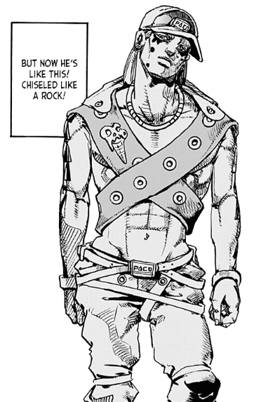 paad2I2's tweet photo. #SpoilerJojolands #JJLS
.
.
.
Je pensais que l'usage du mot "rock" avait un double sens dans la trad anglaise. J'ai cru au foreshadowing et qu'on apprenne plus tard que c'est un homme-rocher
Mais la trad française a réfuté ma théorie (même si je reste convaincu qu'il y en aura) https://t.co/rSO4BI673n