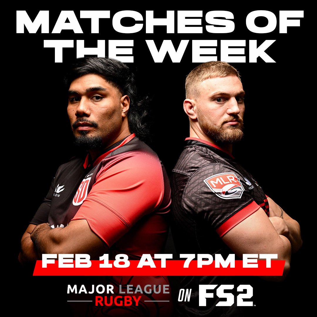 Two huge matchups on the slate for Week 1 👀

2022 Championship Final rematch between <a href="/SeawolvesRugby/">Seattle Seawolves Rugby</a> and <a href="/rugbynewyork/">Rugby New York</a>, while <a href="/SDLegion/">Legion Rugby</a> takes on <a href="/utwarriorsrugby/">Utah Warriors Rugby</a> at <a href="/SnapdragonStdm/">Snapdragon Stadium</a>. 

#MLR2023 | <a href="/FOXSports/">FOX Sports</a>