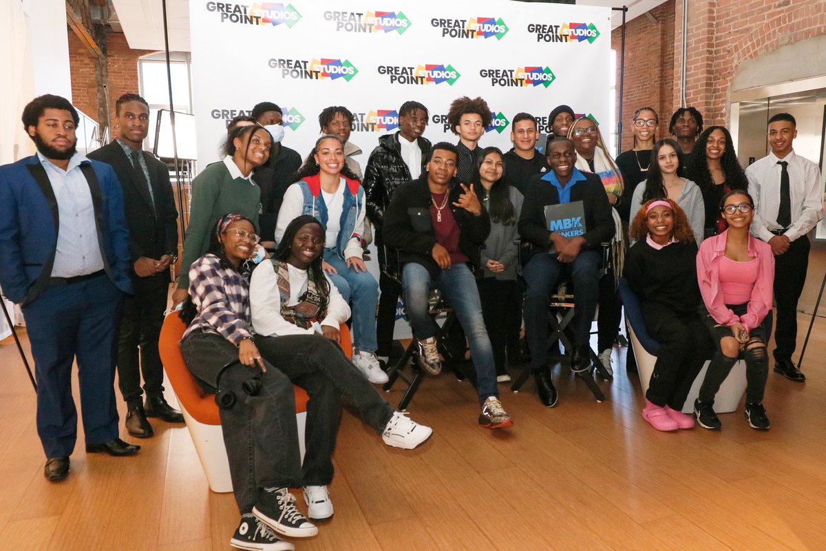 @YonkersMSK and @YonkersMBK celebrate Black History Month at @Lionsgate #GreatPointStudios with superstar @mekaicurtis from @STARZ Power Book III: Raising Kanan. @YPScommunity @SuptQuezada #BlackHistoryMonth #lionsgate #starz #yonkerspublicschools