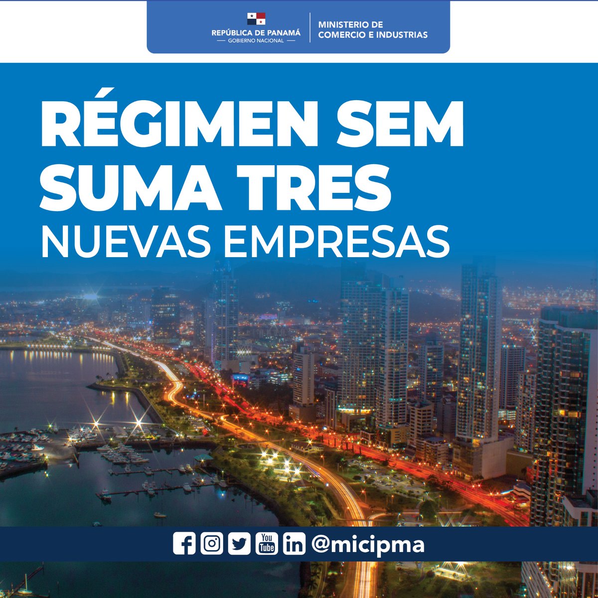 MICIPMA's tweet photo. ¡3 Nuevas SEM invertirán en Panamá! Con la incorporación de estas nuevas empresas multinacionales, se espera que Panamá reciba una inversión económica de B/. 6,276,000.00 y a su vez se generen más de 40 plazas de empleos. Conoce más ➡️ https://t.co/Ov5nXACBgF https://t.co/uCUHx7byo8