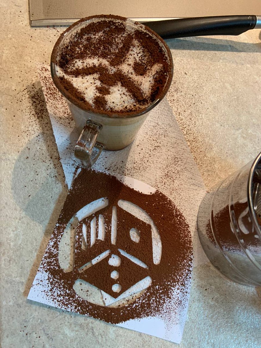 ShellDoneJM's tweet photo. @solcasino I want you to value it as well. I'm a big coffee lover. A cup of coffee @solcasino in the morning is a must for all of us😉  I prepared a special stencil for my cappuccino. That’s not exactly what I wanted, but I hope you appreciate my efforts. https://t.co/Mi3ABa60Pb