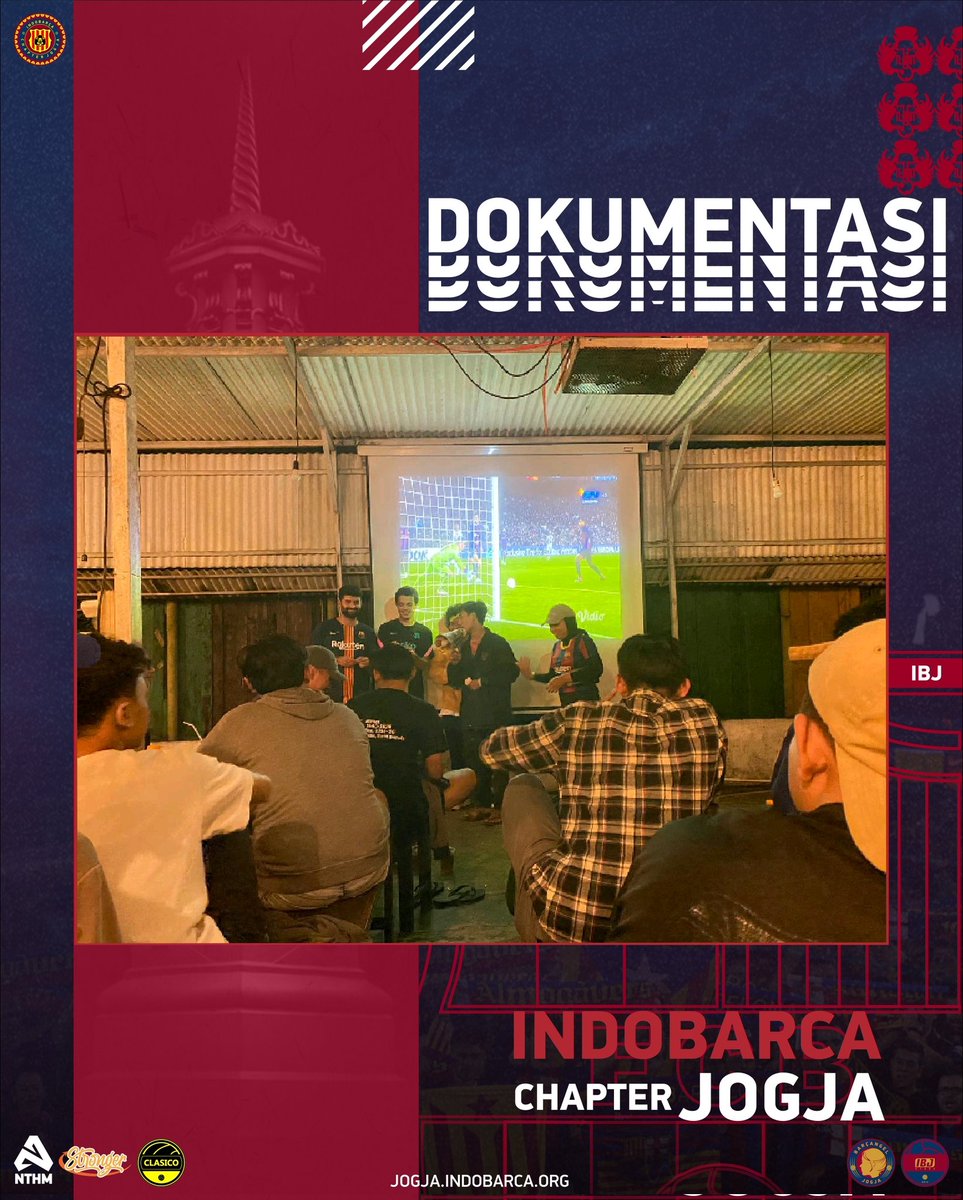 INDOBARCA_JOGJA's tweet photo. terimakasih buat teman2 yang sudah meramaikan event Nobar pada dini hari ini. 
thanks also to @adriamontserrat and @guillemlopo for watching together with indobarca chapter jogja. See you again!

forca barca y forca indobarca ! @PenyaIndoBarca
_
#indobarca 
#indobarcajogja https://t.co/vT9WbfrfJY