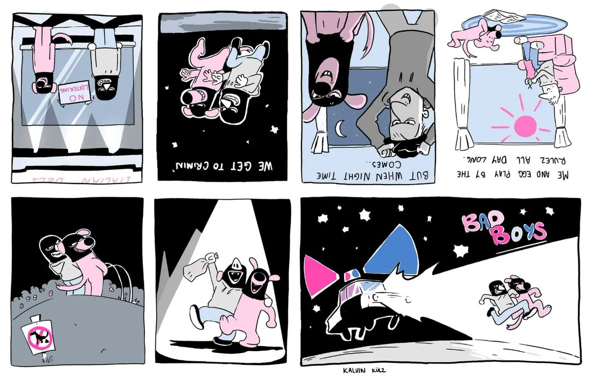 KalvinKulz's tweet photo. 1 pg foldable riso Comic I made https://t.co/nfbvnWU9Oc