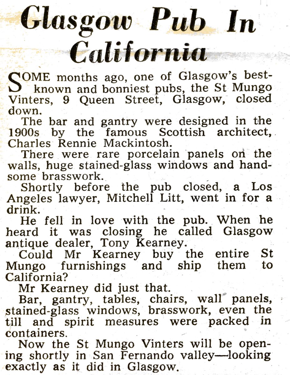 LostGlasgow's tweet image. Come with me, to the pub that disappeared.

Not so much of a thread, more of a long interrupted stagger.

I'm on the bell!