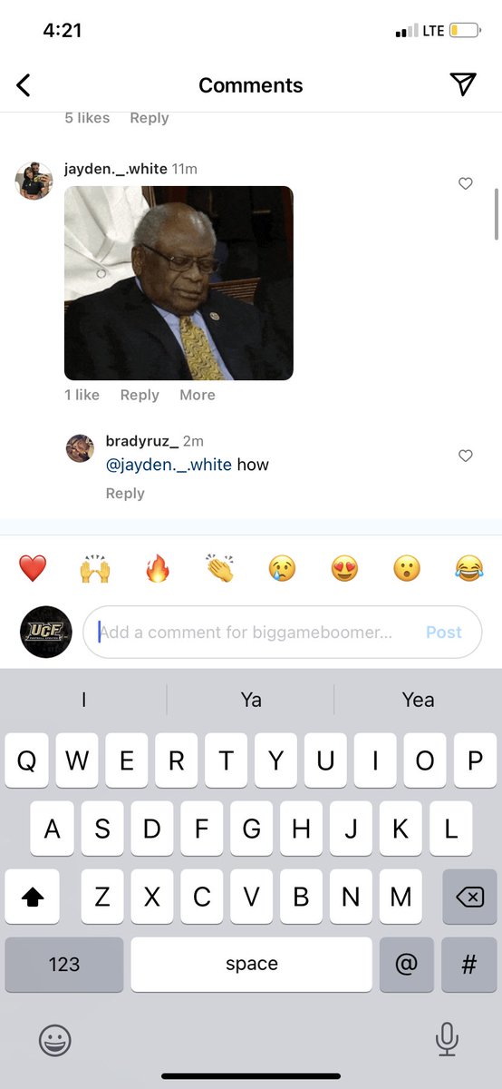 AllenELevin's tweet photo. Has anyone ever seen a photo in an Instagram post comment section? Never seen that before once. How?! #Instagram https://t.co/7h9zI6NHfS