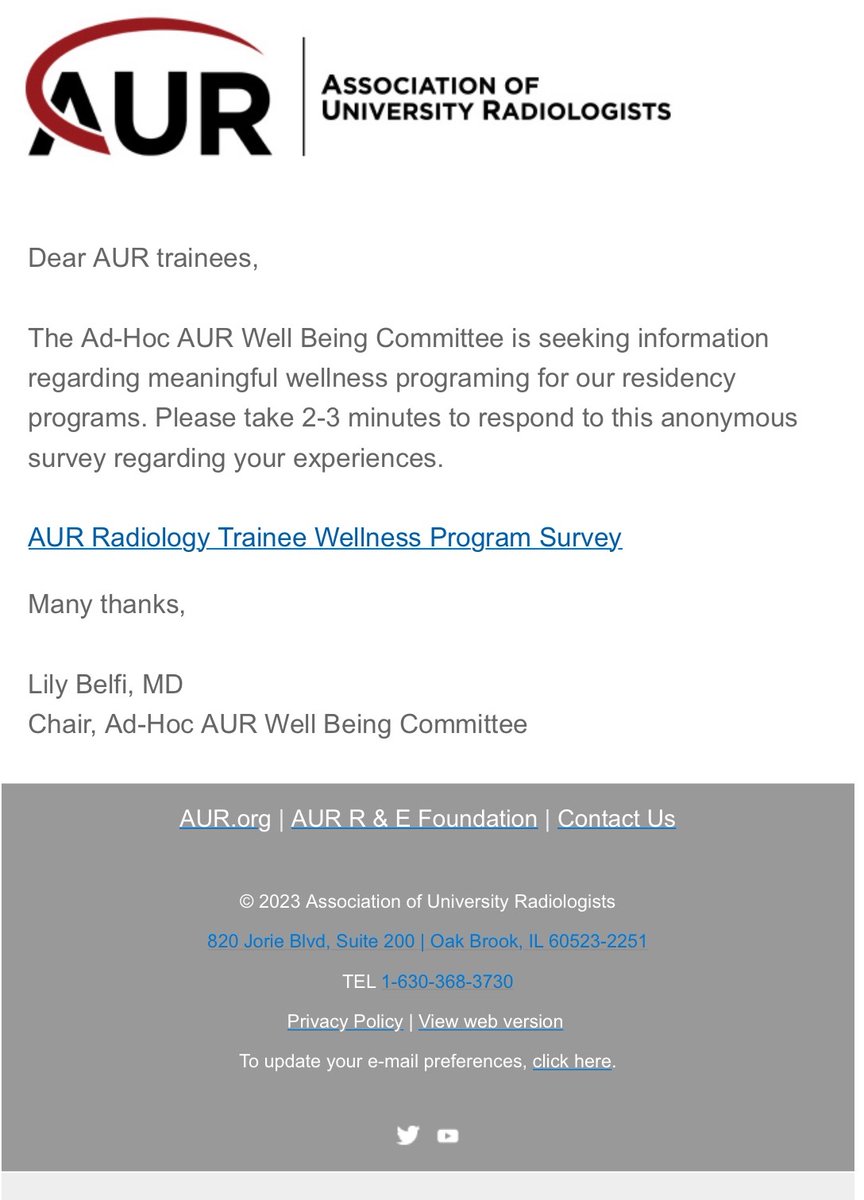 US radiology residents we need your feedback! TIA! #radres <a href="/aurwellbeing/">AURWellBeing</a> <a href="/RadChiefs/">A3CR2</a> <a href="/theapdr/">The APDR</a> 
surveymonkey.com/r/FZD8BX8