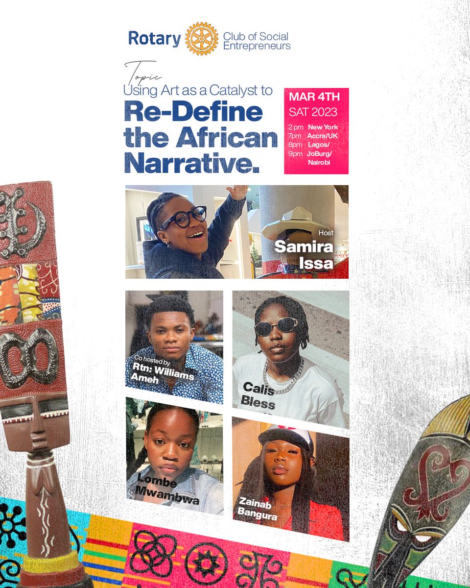 RPCSE_Global's tweet photo. Using Art as a Catalyst to Re-Define the African Narrative. Don’t miss out on the one. https://t.co/NfQ0l2FyKk