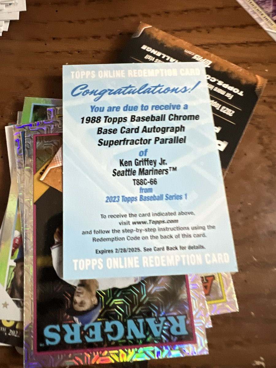 My buddy <a href="/JamesJuarascio/">James Juarascio</a> just pulled this 🔥🔥🔥🔥 from Series 1!! <a href="/CardPurchaser/">Card Purchaser</a>