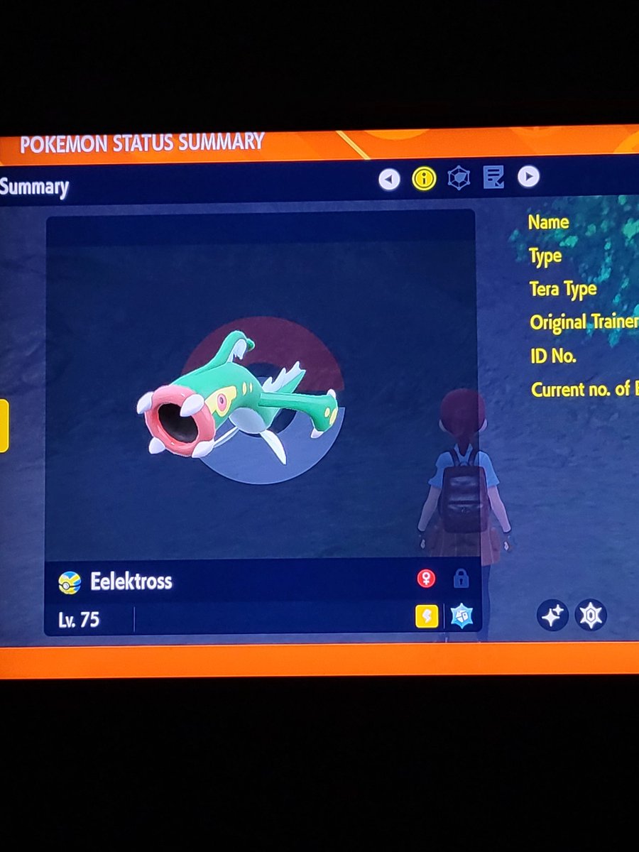 EBelchee's tweet image. My first shiny from a raid omg!!!! #PokemonSV #PokemonScarletViolet #pokemonraid