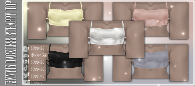 J3NNYI3's tweet photo. ღCLOTHES FOR MY GROUP!

Backless strappy top ♡

IN THE GROUP : https://t.co/cyjcnI8QDW 
#Roblox #RobloxClothing #RobloxArt #RobloxCommissions #RobloxDesigner #Robloxdesign #j3nnyi3 #rtcdesigners https://t.co/NOTWjz4HWO