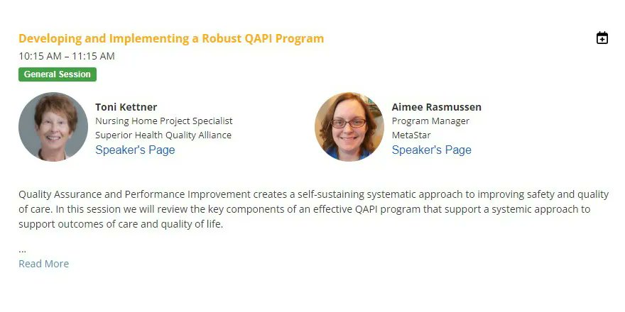 MetaStarInc's tweet photo. Toni Kettner and Aimee Rasmussen are presenting tomorrow at the @widoncouncil Symposium. If you’re attending, don’t miss their session at 10:15 a.m. Friday, February 17: Developing and Implementing a Robust QAPI Program. https://t.co/OK2ca7bM5d
#LTCSymposium #WDONC #LTCNursing https://t.co/edKC6LU4NO