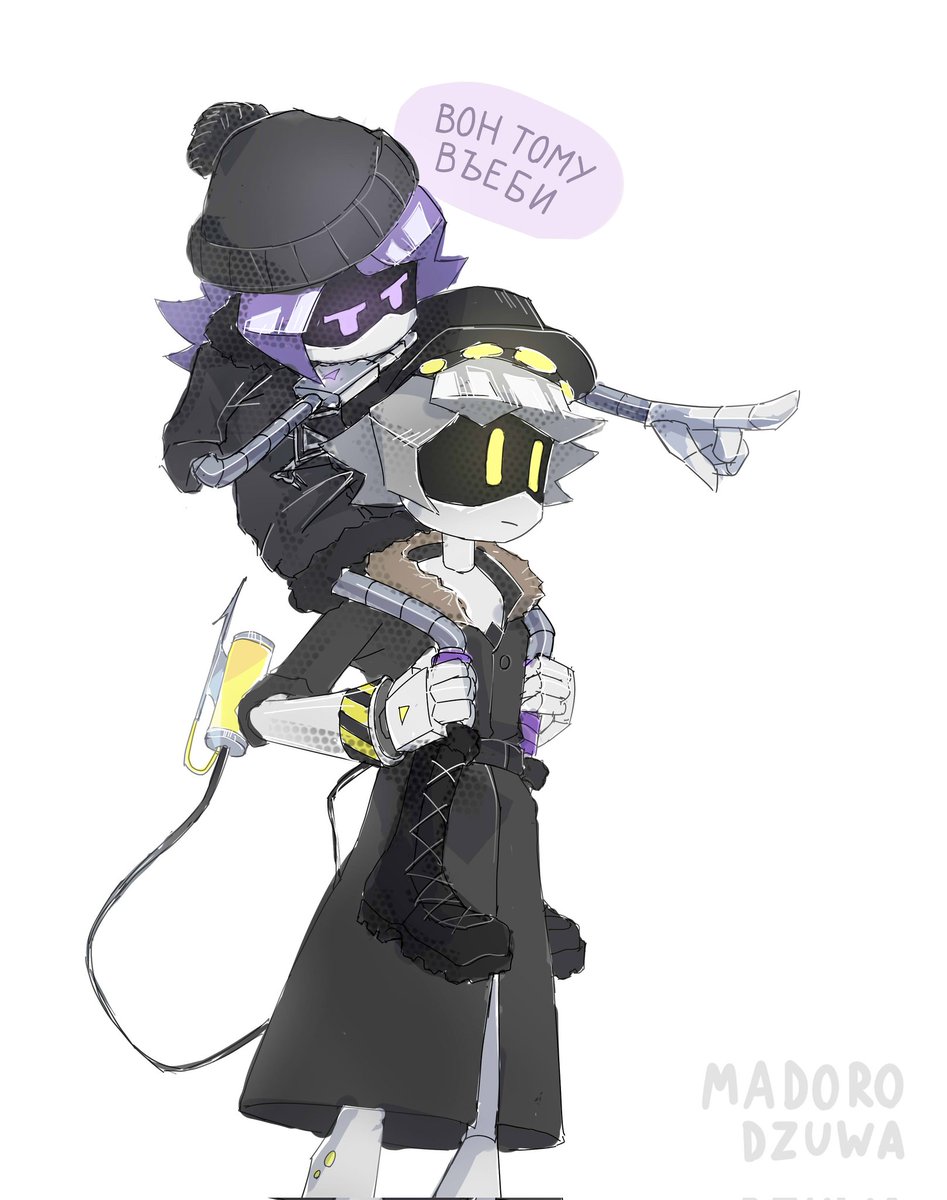 margo_dzuwa's tweet photo. «Hit that one»

Idk how to translate it correctly, it's untranslatable russian meme :_) 

#murderdrones #fanart #art #digital https://t.co/O87UbS6Ict