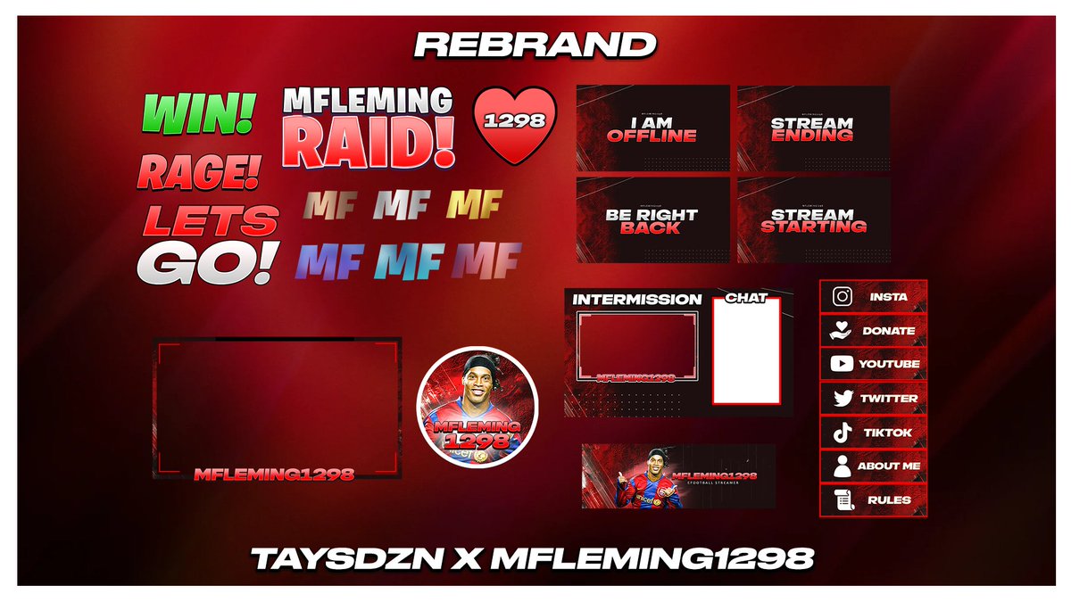 Rebrand for @MarkFle18540811 🙌

DM me for work! 📩