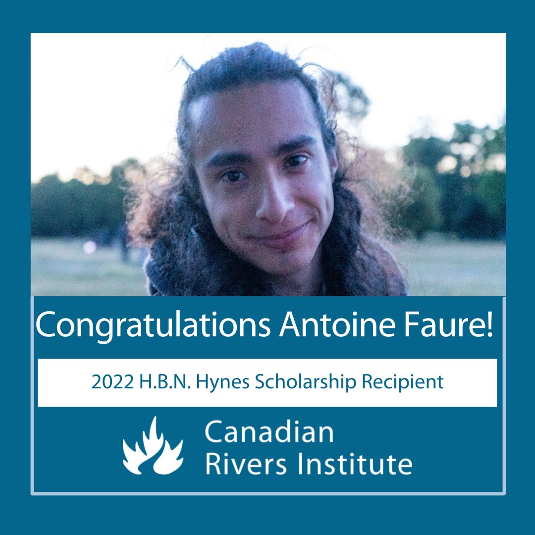 CRI_News's tweet photo. Congratulations to Antoine Faure a PhD Student supervised by CRI Fellow @ACremazy at @inrsciences for being awarded the 2022 H.B.N. Hynes Scholarship! https://t.co/Zw2ilHZ3Aa