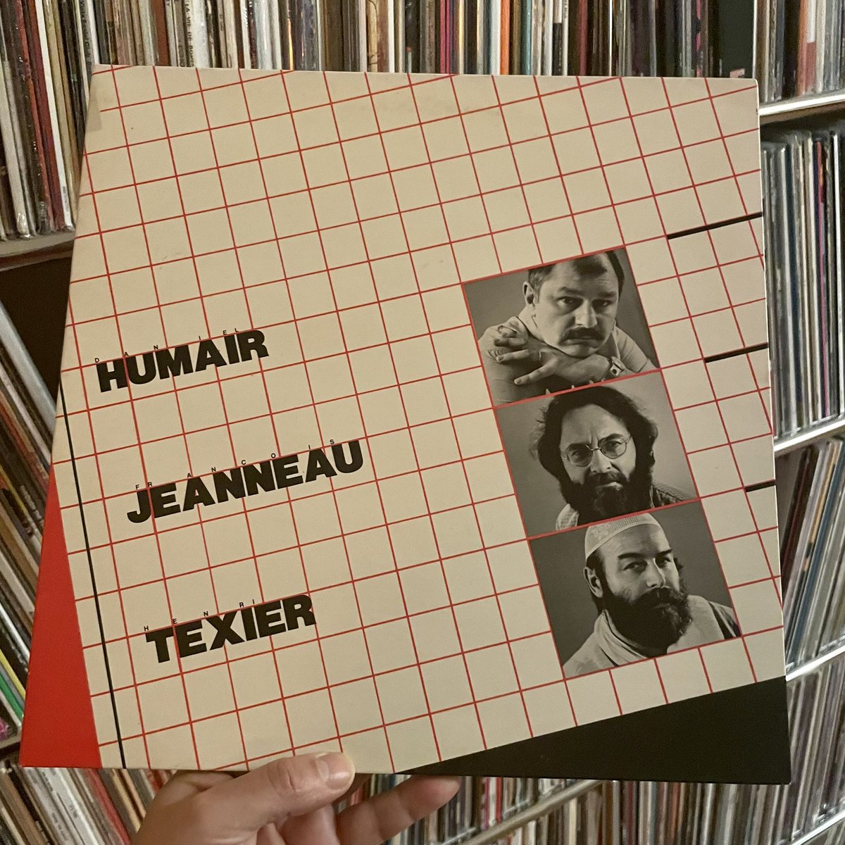 vanguard_sounds's tweet photo. Another one from the French jazz label Owl Records : Humair Jeanneau Texier released in 1979.
#NowPlaying
#DanielHumair #FrançoisJeanneau
#HenriTexier
#OwlRecords https://t.co/k6oz32FS47