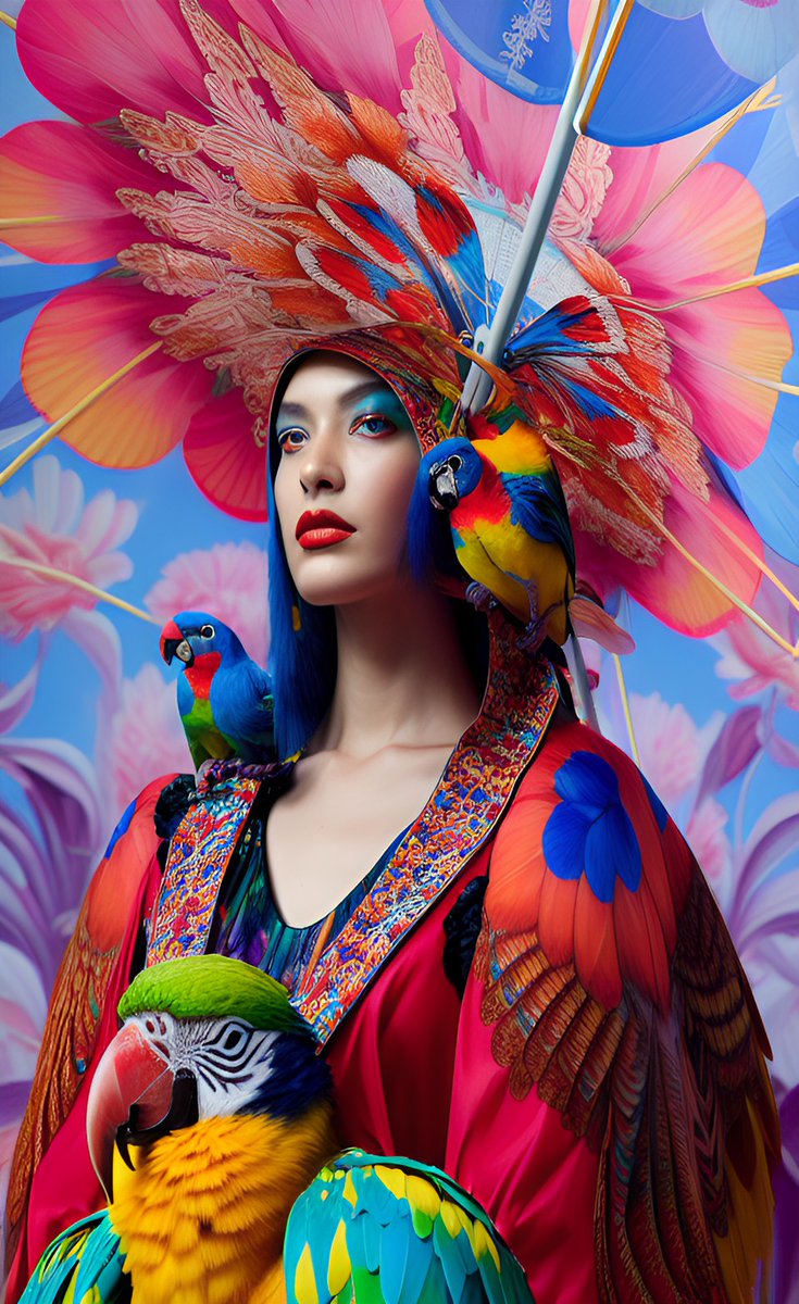 Umbrella Girls (UG) 
Opensea: opensea.io/collection/umb……
------
This original creation is a collaboration between the artist and Wombo art AI.
#OpenSeaNFT #NFT #wombodream #AIart #digitalart #nftart #NFTartist #NFTCommuntiy #art