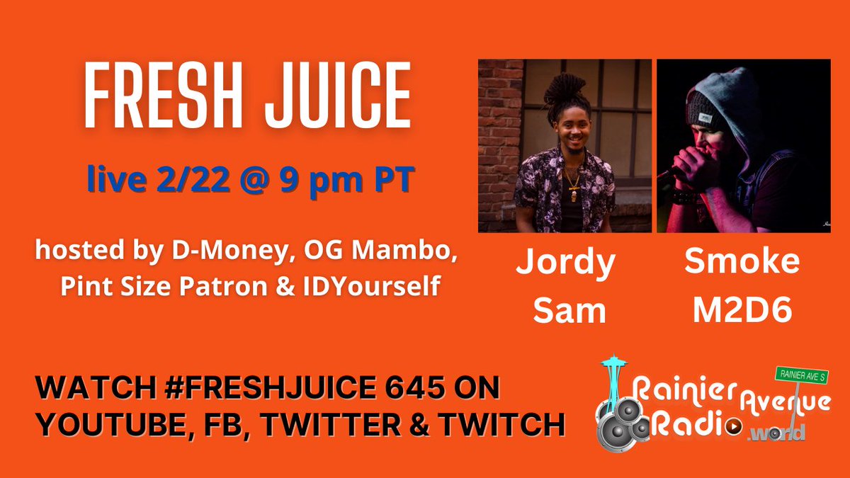 An all Soufend show on 2/22 with multitalented @Jordysam43 of @360savageJ and producer @SmokeM2D6 of @K_recs! Lets go!!

Link in bio to watch show live

#JordySam #SmokeM2D6 #LionsDen360 #KRecords #Bremerton #Tacoma