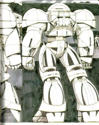 SydMode's tweet photo. Once again, the back concept is "two sides of the same coin": the M.S. weapon system is covered with armor, and there is a sexuality that subtly shows off the system #MeadGundam is Turn A's sister M.S. (ballerina) versus Turn X, which is its older brother M.S.. by #sydmead https://t.co/NP7x05UAJC