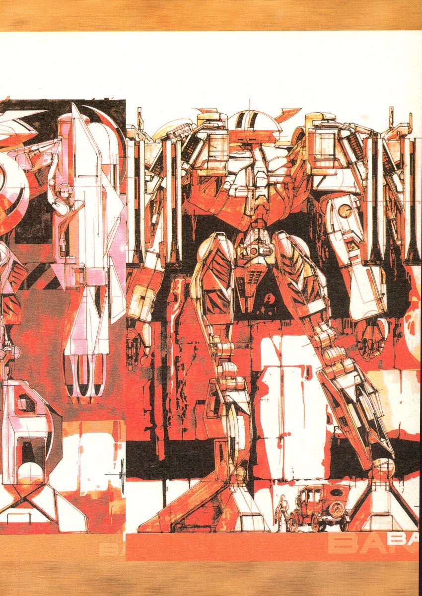 SydMode's tweet photo. Once again, the back concept is "two sides of the same coin": the M.S. weapon system is covered with armor, and there is a sexuality that subtly shows off the system #MeadGundam is Turn A's sister M.S. (ballerina) versus Turn X, which is its older brother M.S.. by #sydmead https://t.co/NP7x05UAJC