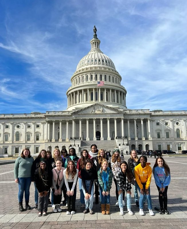 SCAJRHIGH's tweet photo. Yesterday was a BIG day for our 8th graders in DC! Arlington Cemetery, The National Museum of African American History, Washington Monument, MLK, Natural History Museum, The Capital, Supreme Court, and even a little bowling! Think they slept well last night? 😴💯 https://t.co/oKqCPNrPjx