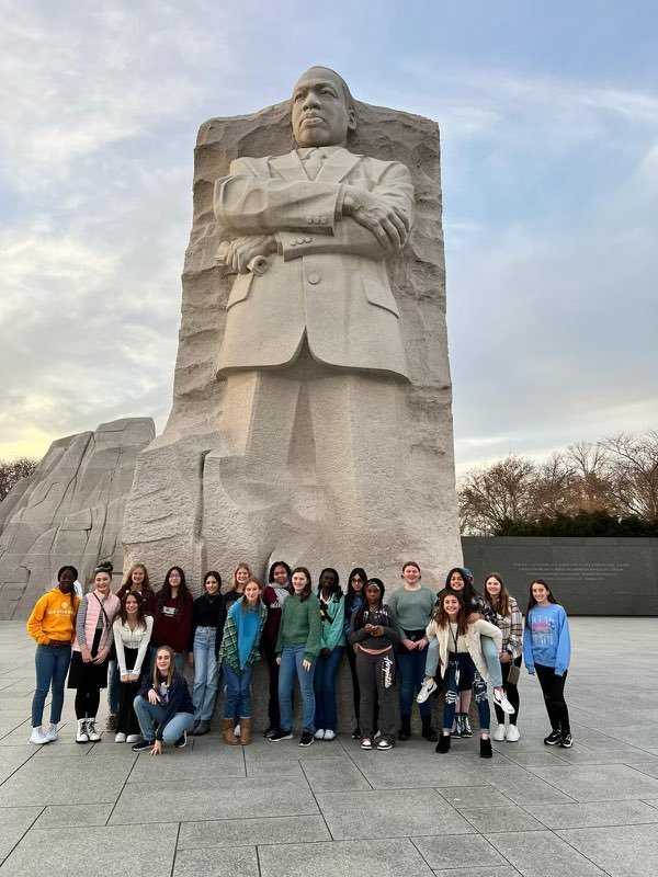 SCAJRHIGH's tweet photo. Yesterday was a BIG day for our 8th graders in DC! Arlington Cemetery, The National Museum of African American History, Washington Monument, MLK, Natural History Museum, The Capital, Supreme Court, and even a little bowling! Think they slept well last night? 😴💯 https://t.co/oKqCPNrPjx