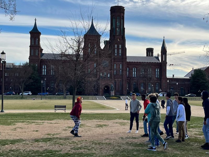 SCAJRHIGH's tweet photo. Yesterday was a BIG day for our 8th graders in DC! Arlington Cemetery, The National Museum of African American History, Washington Monument, MLK, Natural History Museum, The Capital, Supreme Court, and even a little bowling! Think they slept well last night? 😴💯 https://t.co/oKqCPNrPjx