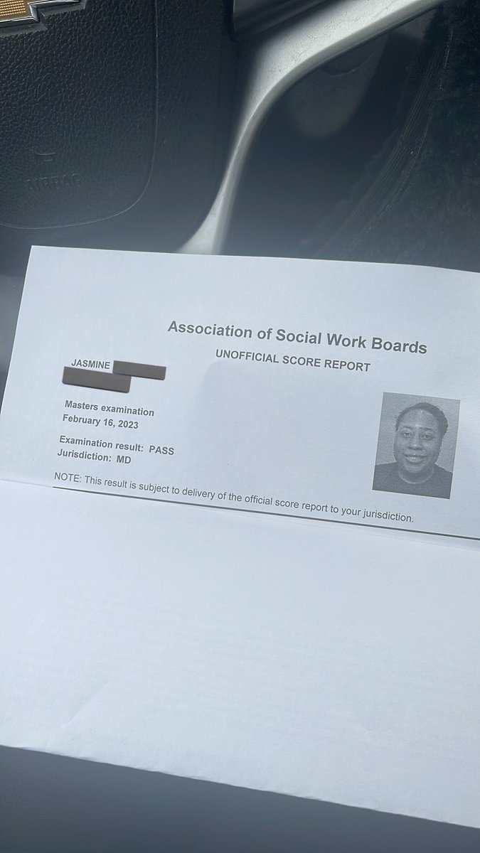 I would like to thank everyone for their support! Ya girl passed 🥳