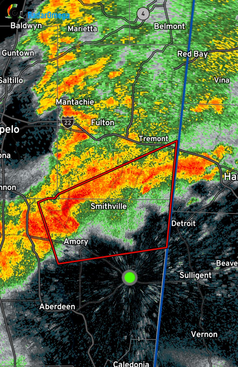 Weather Man Nick on Twitter "Tornado warning in Smithville Mississippi"
