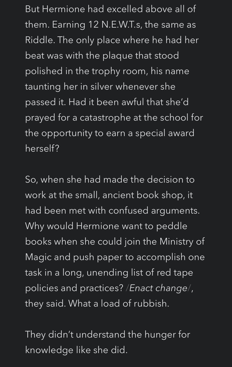eminwonderland8's tweet photo. Happy #EvilAuthor Day!
Here’s an incomplete Tomione drabble with a timeline AU.
Addt. screenshots on the reply tweet https://t.co/Ysj4M8IbyS