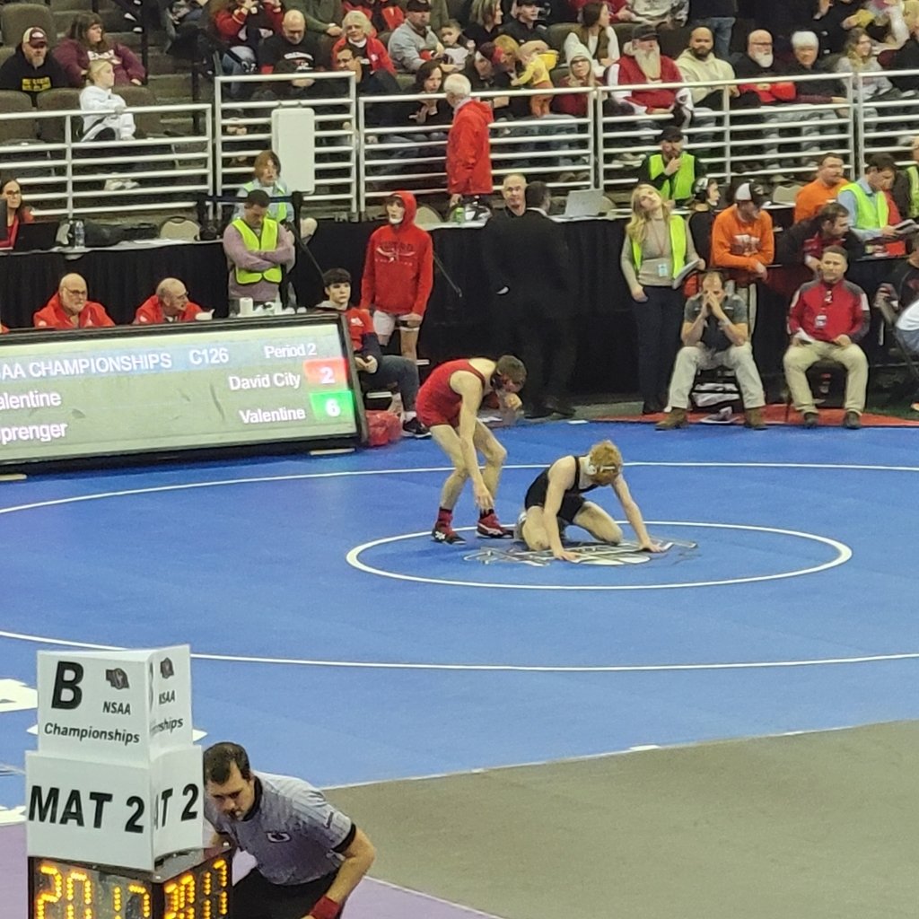 DC_Scouts's tweet photo. Brittin takes an 8 -10 loss to Spenger of Valentine at 126. He will wrestle tomorrow. https://t.co/0tUPiGDFeX