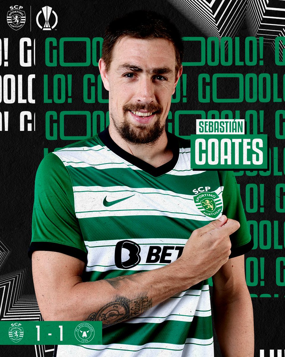 🎙 90+4' GOLOOOOOOOOOOO!!! <a href="/SebastianCoates/">Sebastian Coates</a>!!!!!! VAMOSSS!!!

#SCPFCM | 1-1 | #UEL #DiaDeSporting
