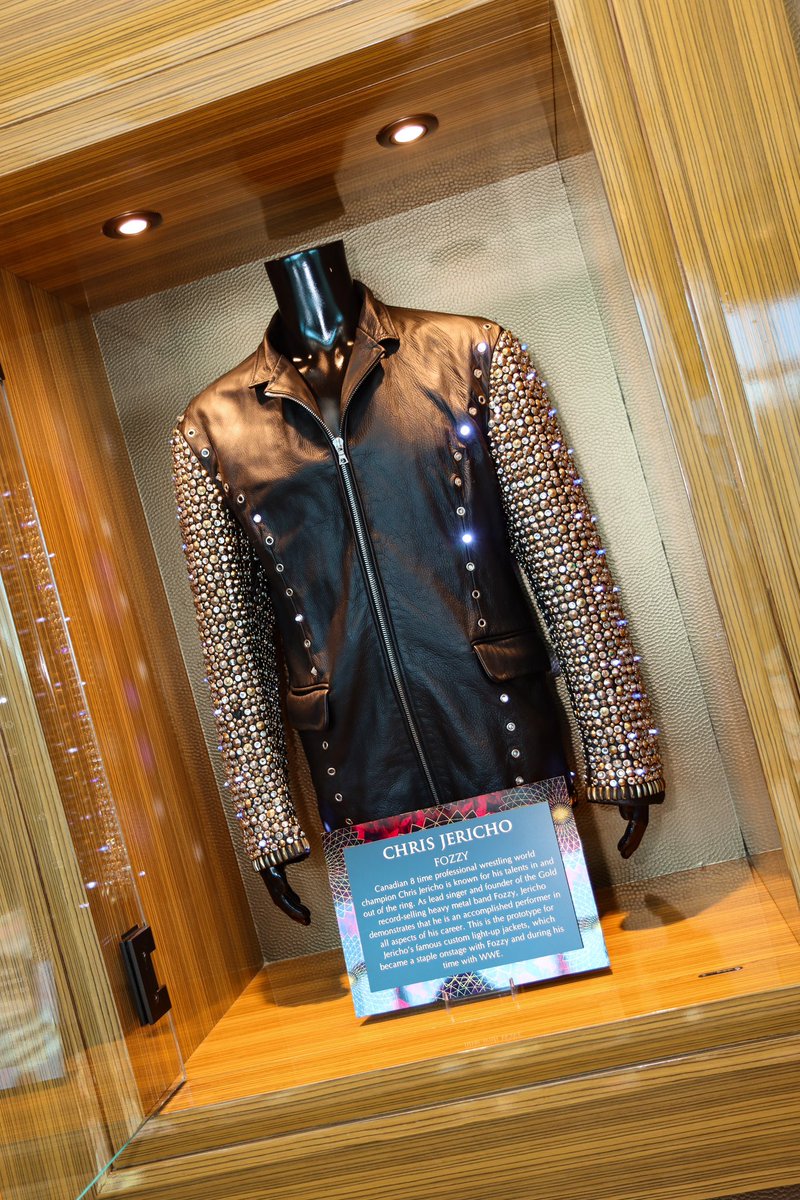 Excited to be apart of the <a href="/IAmJericho/">Chris Jericho</a> unveiling of his iconic WWE worn jacket to our <a href="/SHRTampa/">Seminole Hard Rock Tampa</a> memorabilia collection! Welcome to the family 🤩 #HardRockTampa