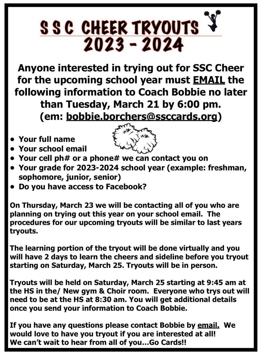 SSC Cheer tweet media