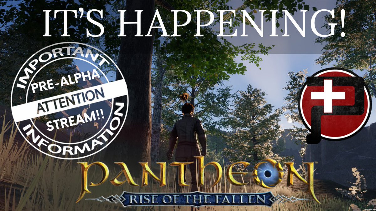 staticgrouplive's tweet photo. Major announcement!! P+has received permission from Visionary Realms to stream 2 hours of @PantheonMMO Pre-Alpha gameplay in the upcoming February PA session. More details I’m the video here. Let’s go!!!
#PantheonMMO #PantheonPlus #Stream
https://t.co/j2sGl4B3Ej https://t.co/T5PVPmqqnI