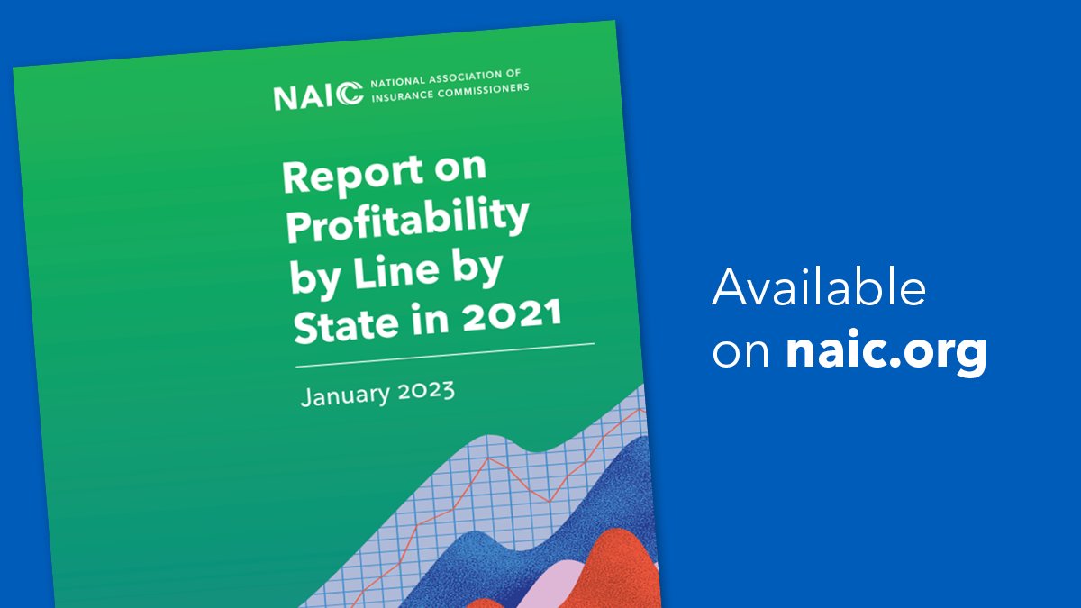 naic's tweet photo. Today, the NAIC released its "Report on Profitability By Line By State in 2021." The report contains key ratios on profitability results for the property and casualty insurance industry on a countrywide and state basis.

https://t.co/qM7wzBAxE5 https://t.co/GkT0MsFzWZ