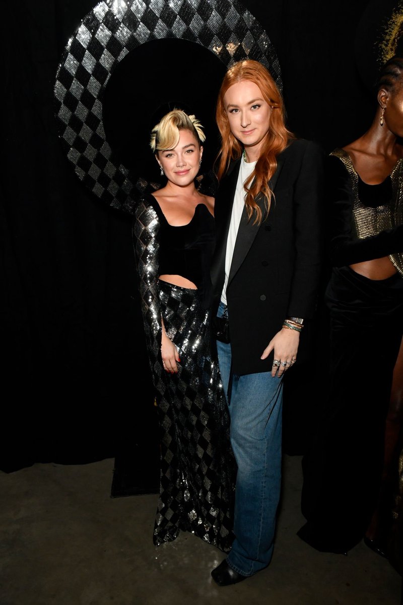 Florence Pugh Daily on Twitter: "Florence Pugh with Harris Reed, Lisa