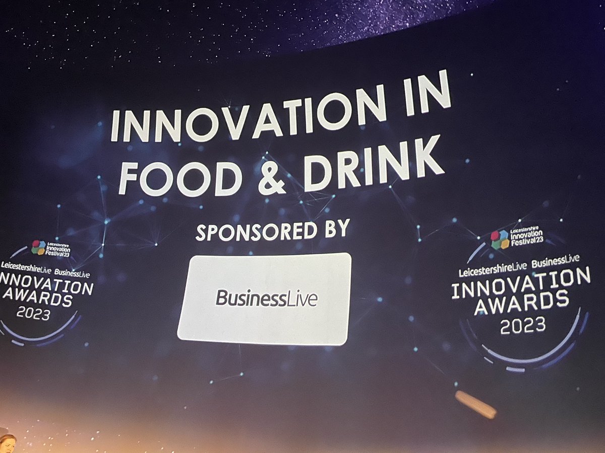 MyPetMicroWorld's tweet photo. Truly incredible to see Loughborough University’s KTP partners Millitec Food Systems win the LeicestershireLive Innovation Awards: Innovation in food and drink category this evening!  #LEICSLIVEINNOVATION @LboroPartners @lboroimpact @MillitecFS @ktn_ktp https://t.co/AHvHR6aBwB